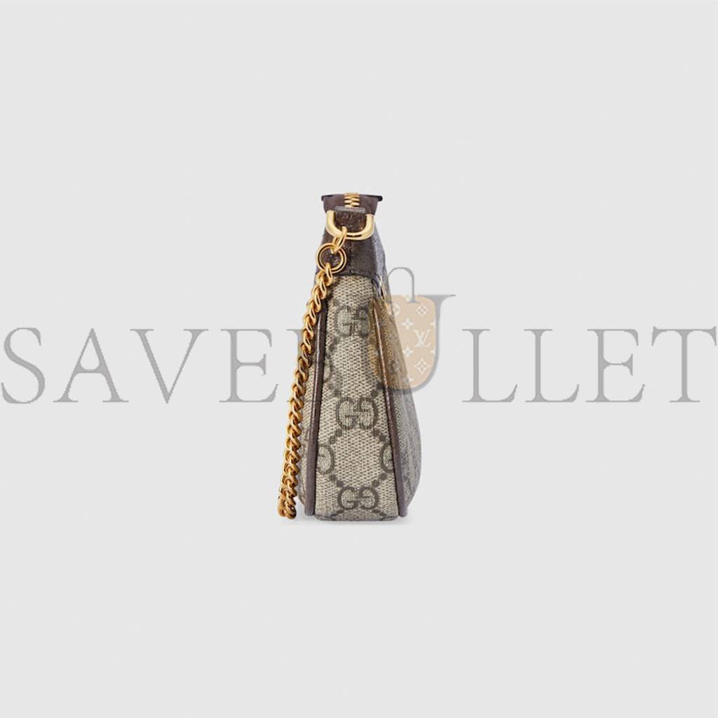 GUCCI BEIGE AND EBONY GG SUPREME CANVAS 764960 (19*10*3cm) GUCCI BEIGE AND EBONY GG SUPREME CANVAS 764960 (19*10*3cm)